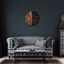 Wallity Vegvisir - 331 Escultura de pared en Negro y Nogal